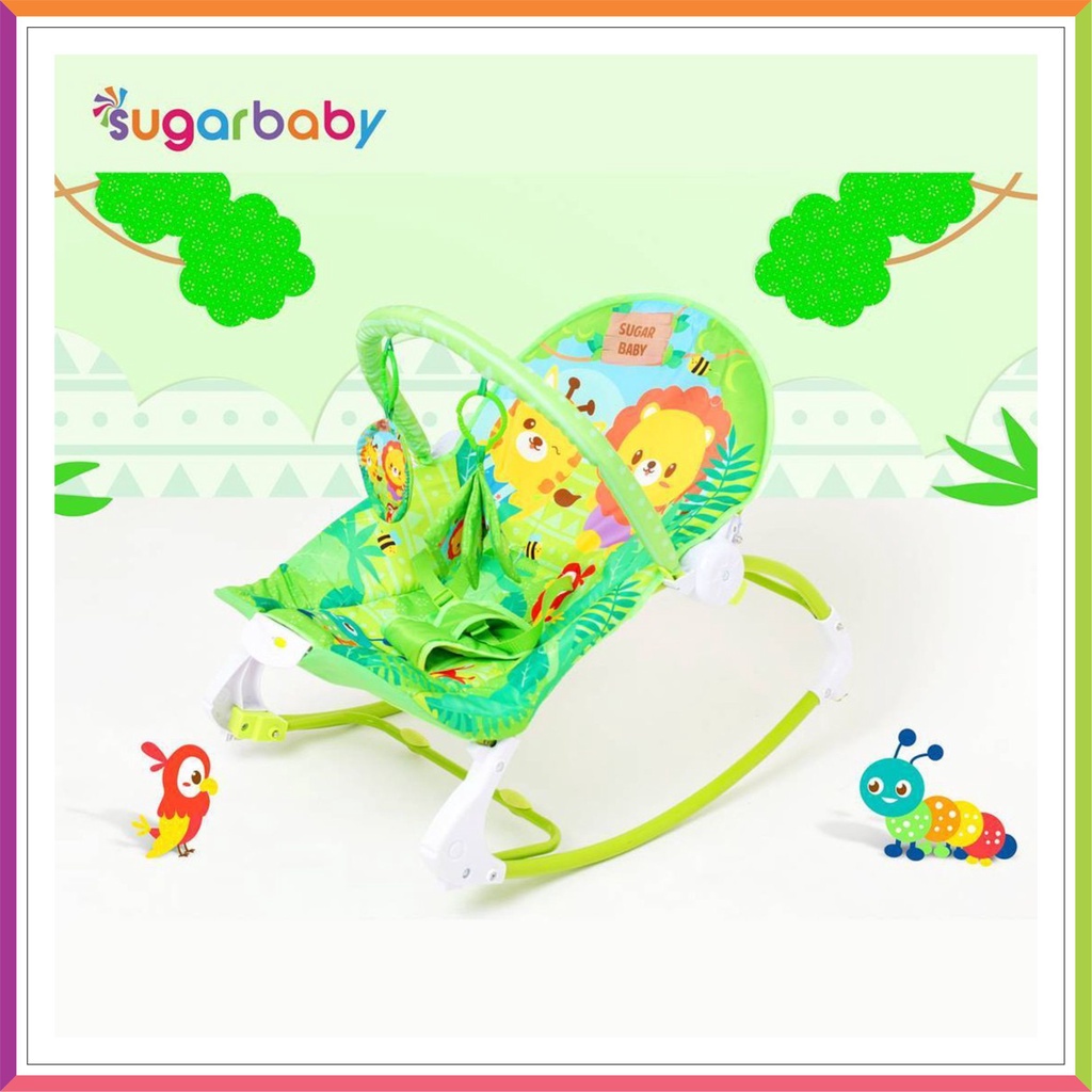 SUGAR BABY PREMIUM MY ROCKER 3 STAGES | SUGARBABY BOUNCER ( FREE BUBBLE WRAP )