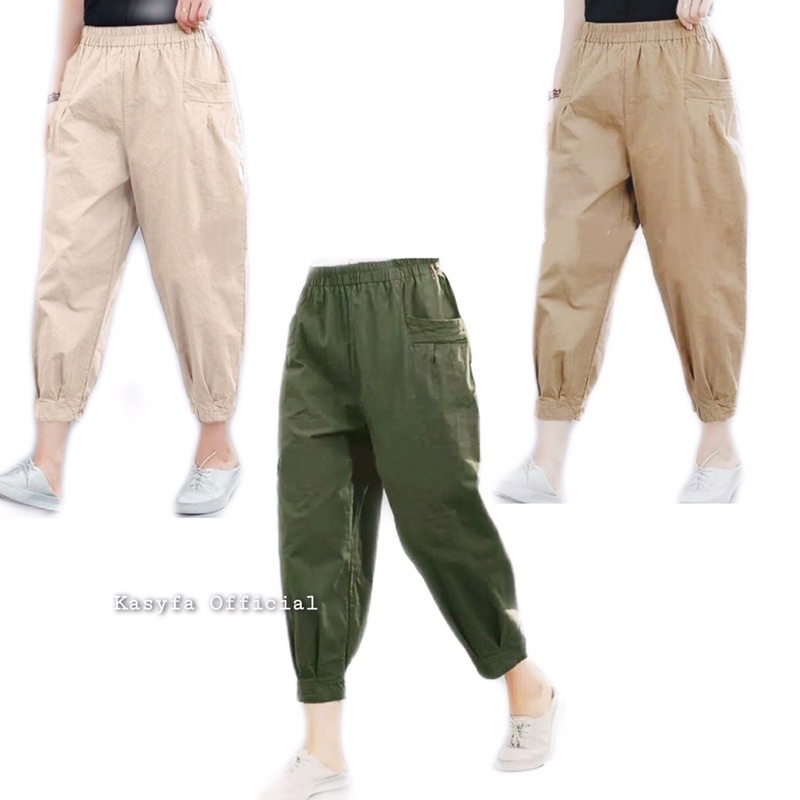 HINATA PANTS JOGGY PANTS // CELANA TULIP KATUN TWILL KANTONG