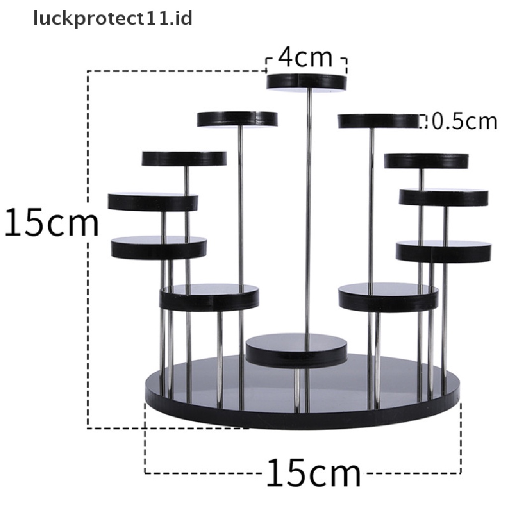 &lt; Luckprotect11.Id &gt; Stand Display Cupcake Bahan Akrilik Untuk Dekorasi Pesta