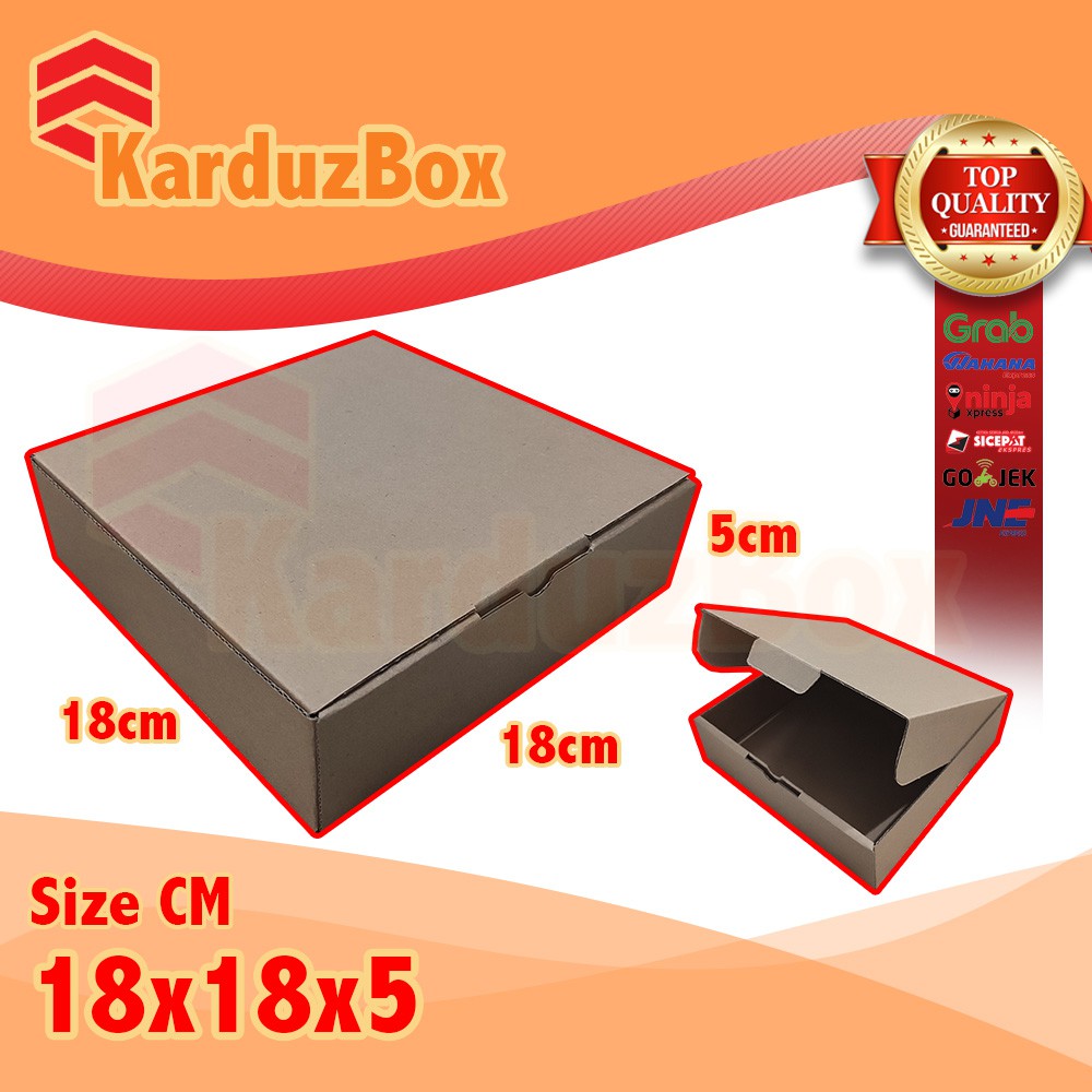 

18x18x5 kotak Kardus Packaging Box PIZZA