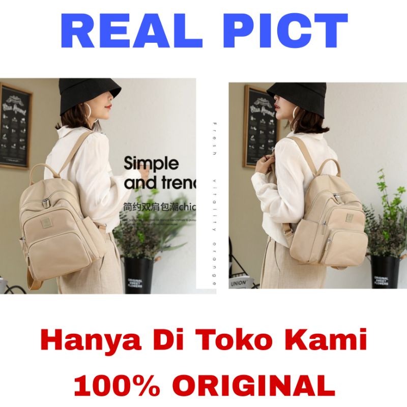 ORIGINAL Tas Ransel CHIBAO Wanita IMPORT KOREA Elegan Design Super Tebal Anti Air Best Seller Terbaru