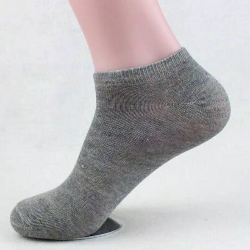 kaos kaki pendek polos 1 pasang ankle socks spandex kaos kaki murah-1