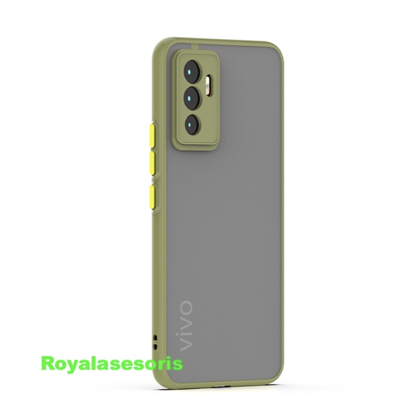 Vivo V23e 4G/ Vivo V23e 5G Frosted camera case cover