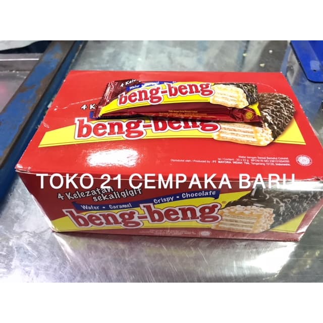 

Beng Beng yang Biasa 1 BOX isi 17 PCS | Wafer BengBeng Coklat Cokelat Murah Promo