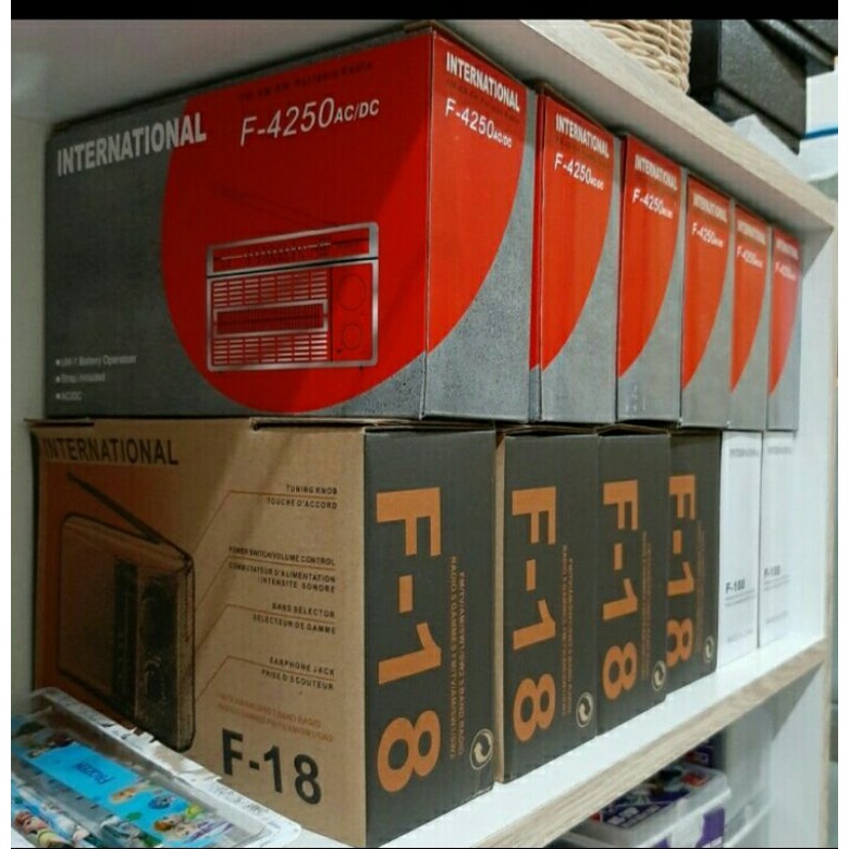 Cod Radio Jadul Internasional F-1211 Model Big Sound//Radio Portable AM FM