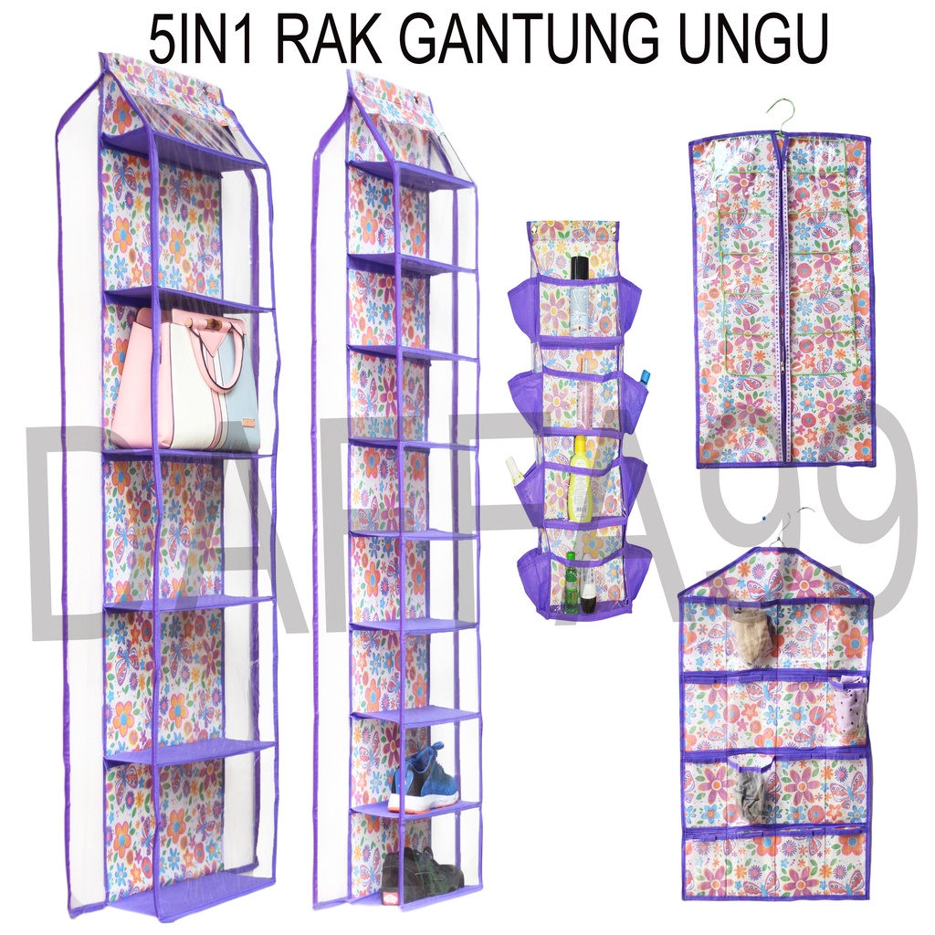 Set Rak Gantung Resleting