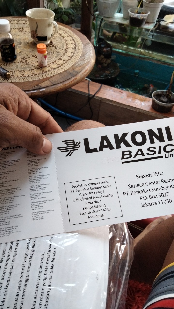 Mesin Las Lakoni 450 Watt Basic 123ix