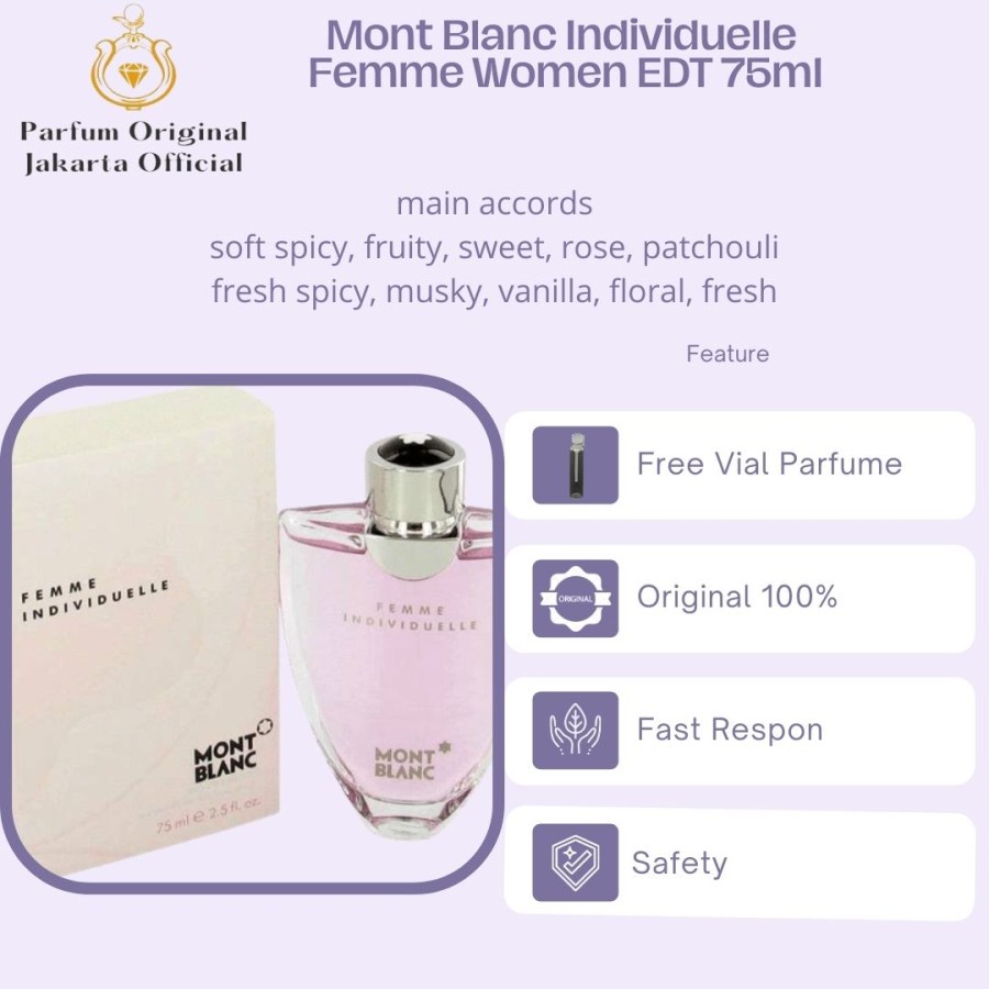 Parfum Parfume Perfume Asli Perawatan Kecantikan Original Import Branded Wanita Perempuan Cewek Mont