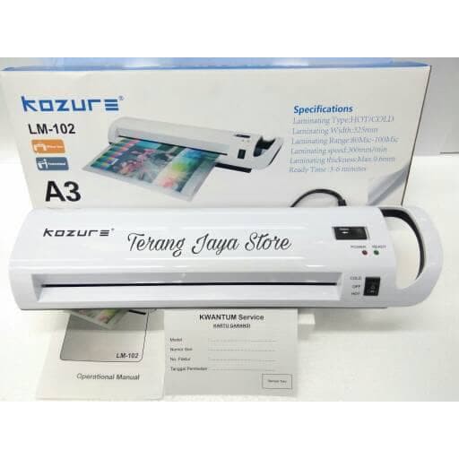 

Baterai Alkaline - Tinta Stempel - Plastik Wraping Mesin Laminating Kozure Portable A3 Lm 102 Produk