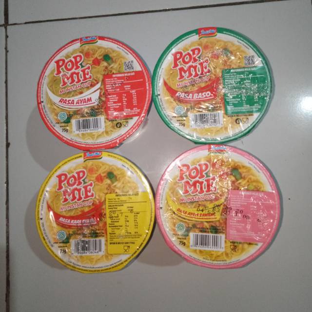 

Pop Mie Pedas Gledeek / Popmie Pedas Dower / Soto / Ayam / Baso / Kari Ayam / Ayam Bawang
