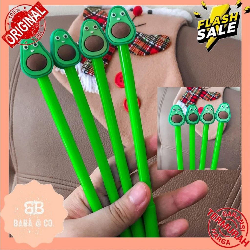 

PEN GEL BENTUK AVOCADO PEN MURAH PULPEN UNIK BOLPEN LUCU ALAT TULIS SEKOLAH KANTOR ATK MURAH
