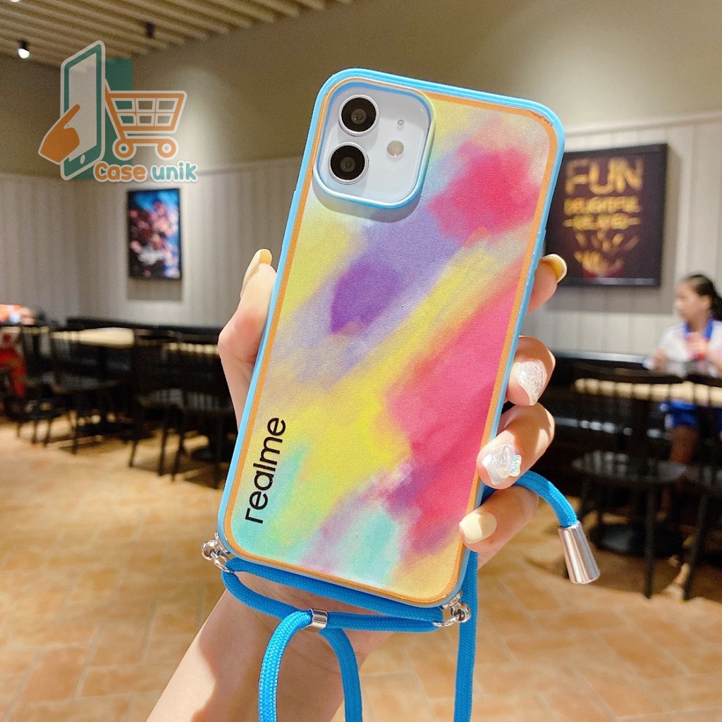 SS301 SOFTCASE SLINGCASE REALME C1 C2 5 5i 5s C3 6 C12 C25 NARZO 30A C15 C17 7I C21 CS3887