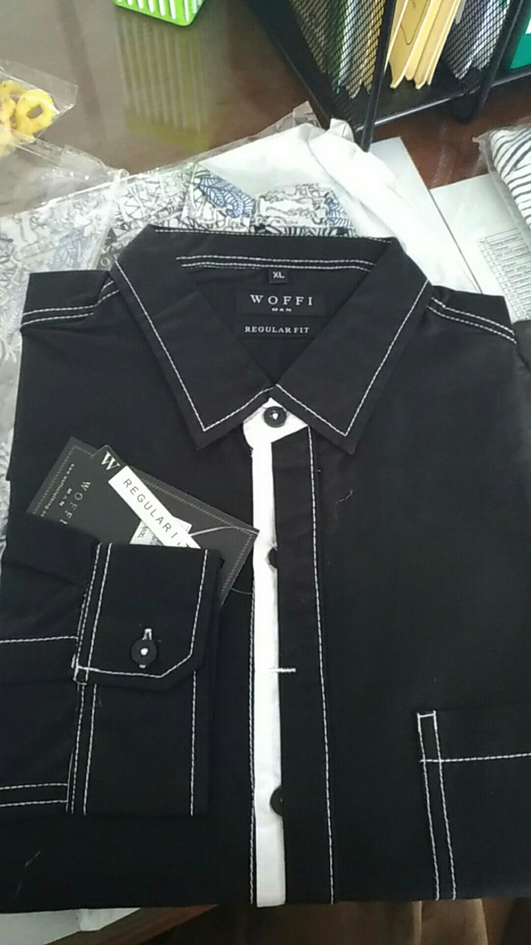 Woffi Man Kemeja Batik - Baraka Regular Fit Cotton Print