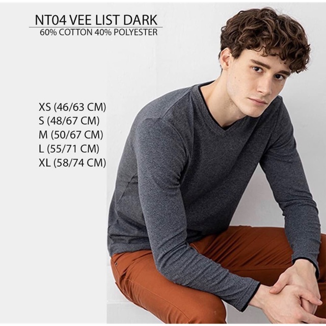 Kaos pria lengan panjang branded NET original