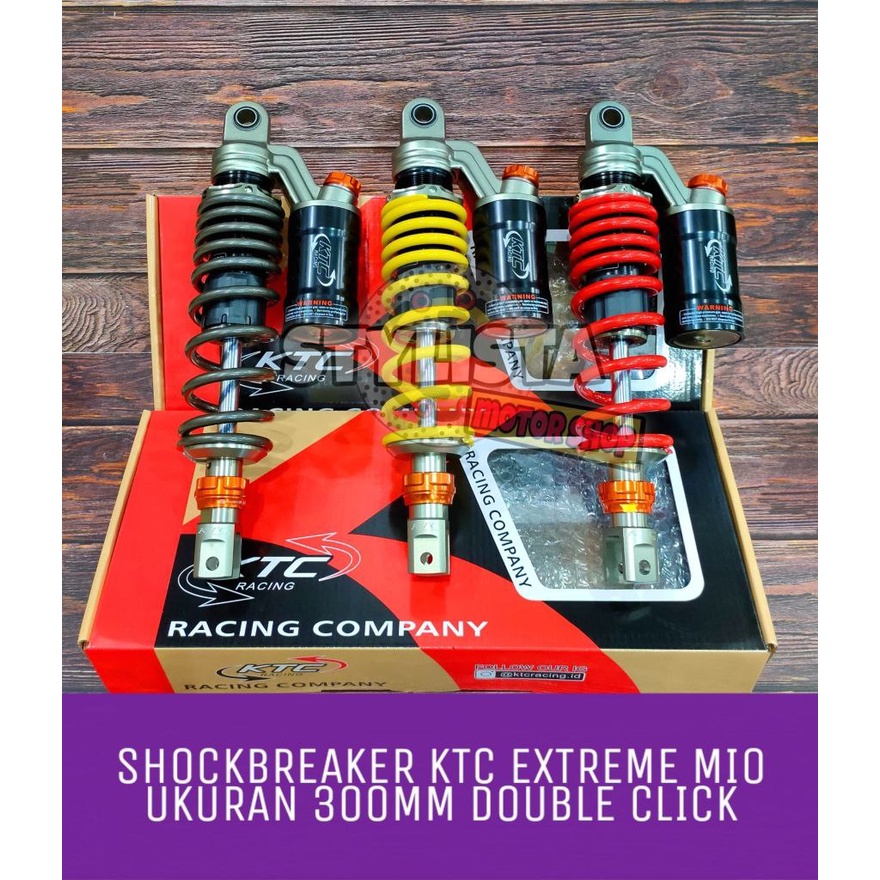 SHOCKBREAKER KTC MIO 300 MM EXTREME TABUNG ATAS STELAN MIO BEAT 300MM DOUBLE CLICK