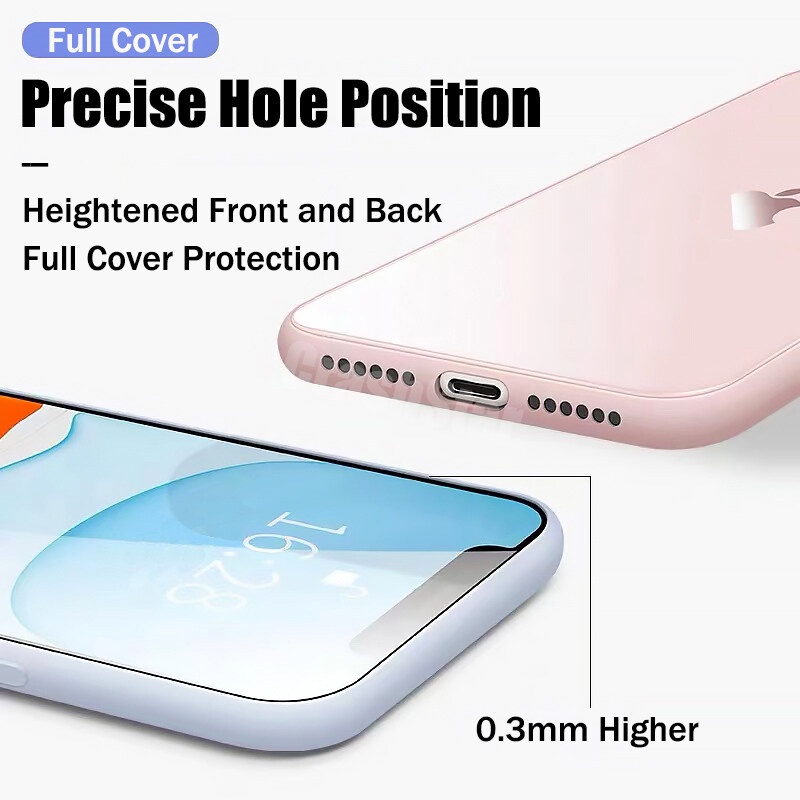 Casing Silikon Iphone 13 / 12 pro 11xsmax xr 7 8 plus anti Jatuh