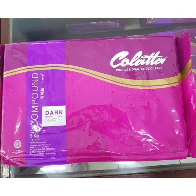 

Khusus GOJEK/GRAB! Colatta Dark Compound Coklat 5kg ---NEW---