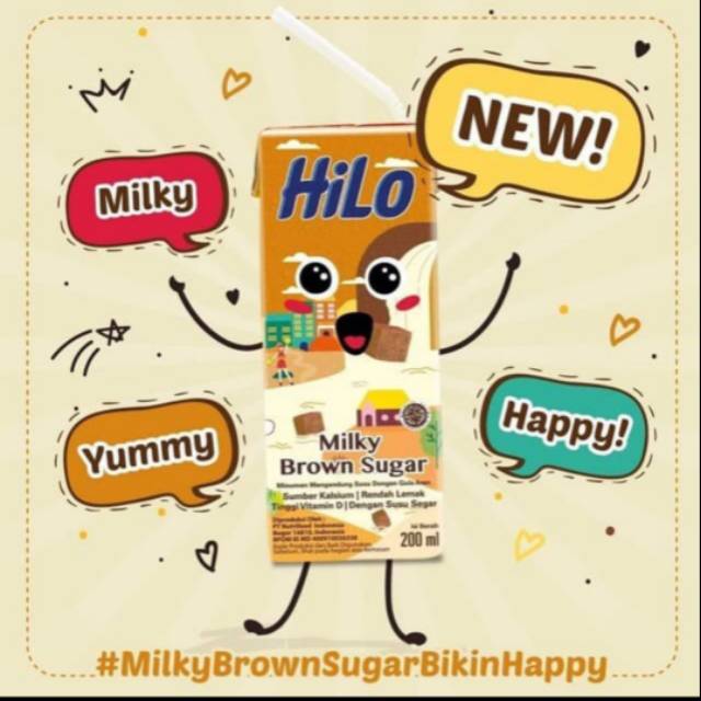 Hilo milky brown sugar 200 ml