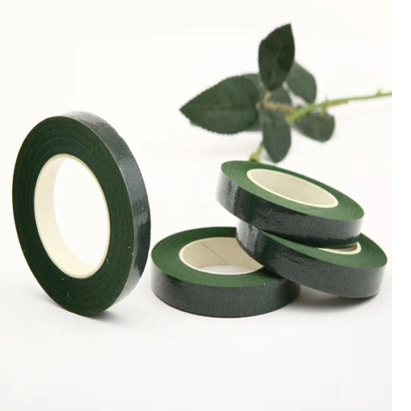 

Flower Tape / Floral Tape/ Green Tape / Solatip Daun / Solatip Bunga 1.2 cm x 30 m