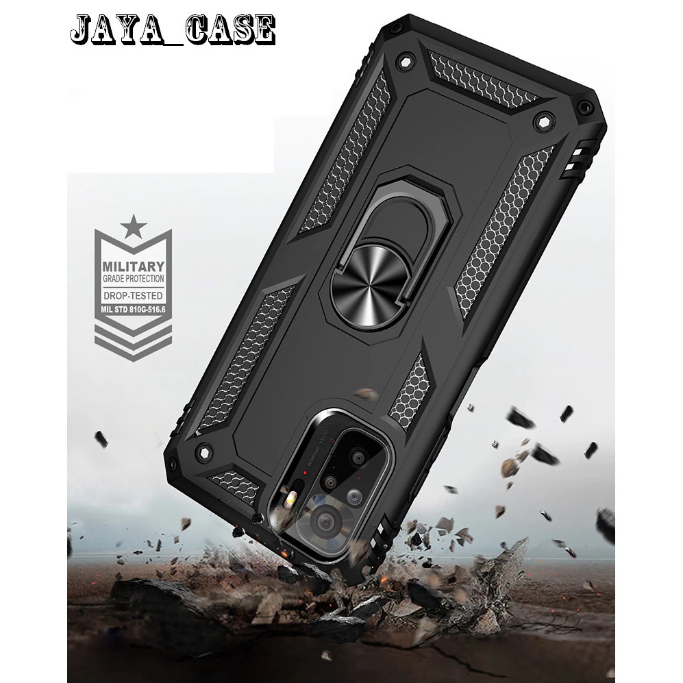 Metal Magnetic Ring Case Xiaomi Redmi Note 10 Note 10s Case Cover