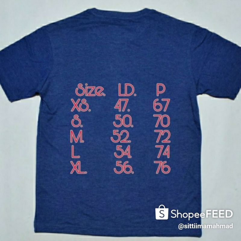 Kaos Polos untuk sablon bahan combed merk cole