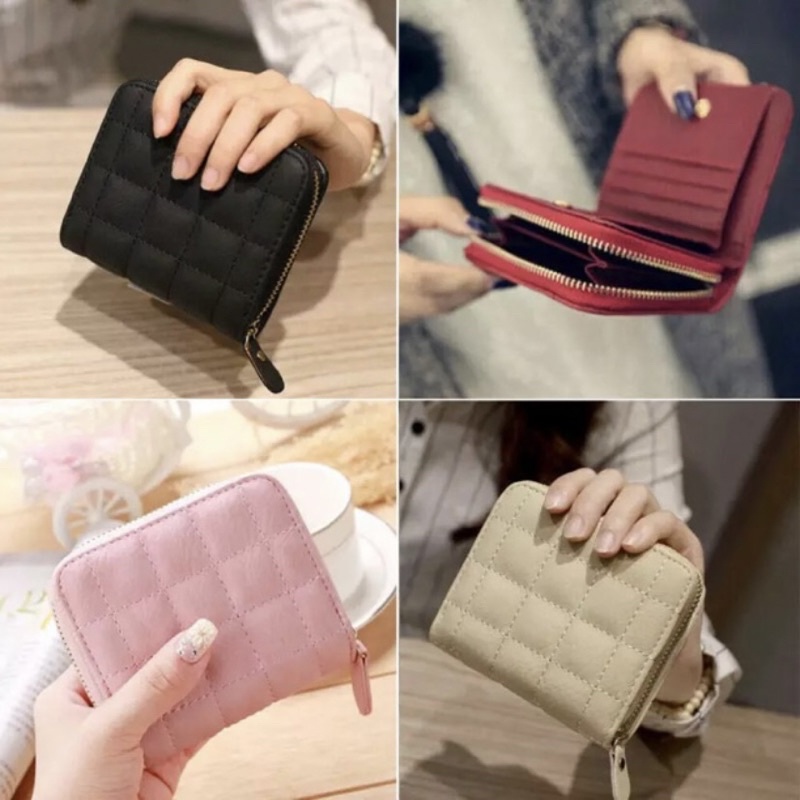 JISOO Dompet wanita lipat KOREA TRENDY WALLET