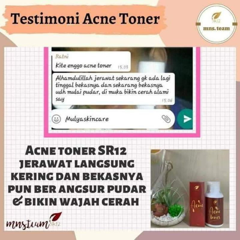 toner acne sr12/ acne toner sr12
