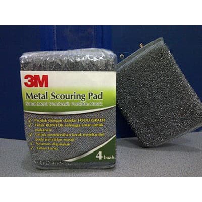 Sabut stainless ( 3M Metal Scouring Pad ) Per Pcs