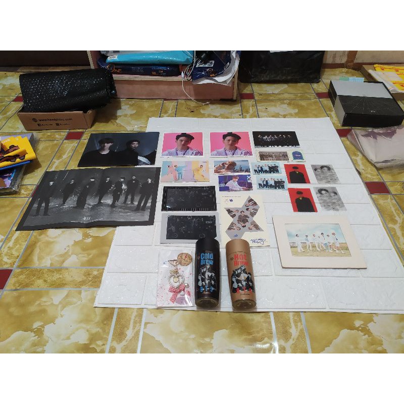 bts mcb festa postcard cold brew keyring ot7 rm jin suga jhope jimin taehyung jungkook