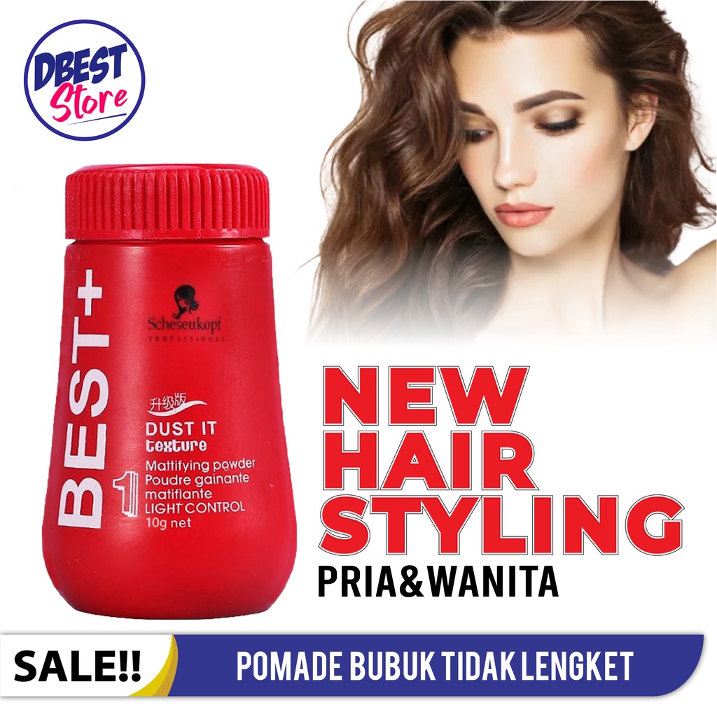 (PROMO MURAH) Best+ Hair Powder Pomade Bedak Tabur Hairstyling Rambut