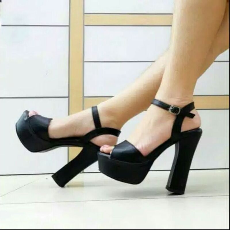 heels zara13 cm black