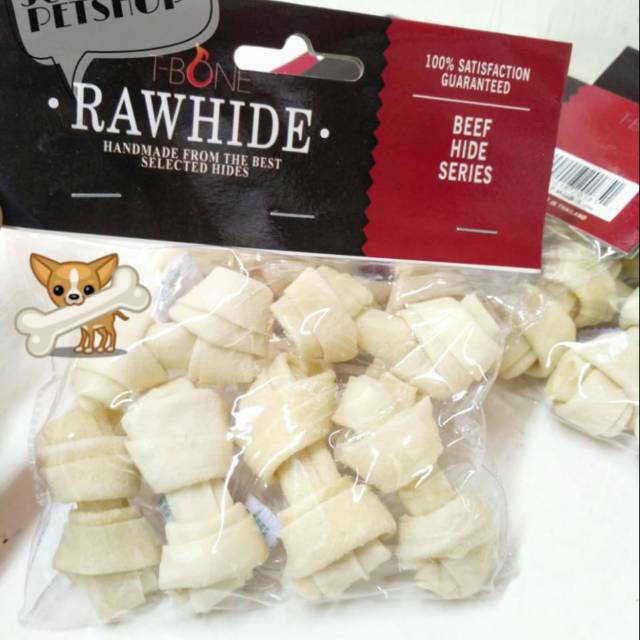 RAW HIDE | BONE SNACK ANJING |CEMILAN Anjing| GIGITAN Anjing