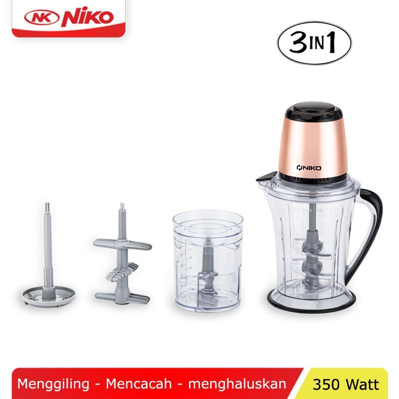 NIKO Chopper Katana Pro GOLD Daging Food processor + Mixer