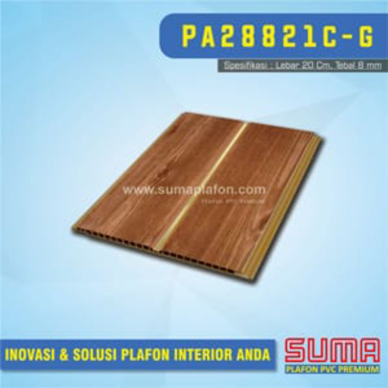 plafon PVC SUMA motif kayu