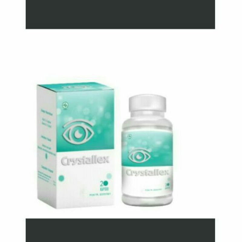 Crystallex Obat Mata Minus Plus Herbal Alami Original Asli