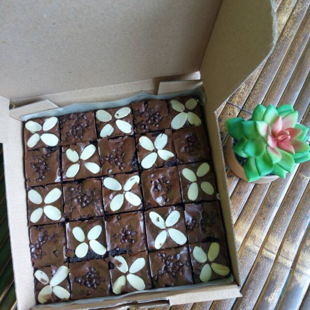 

Brownies sekat panggang 20x20