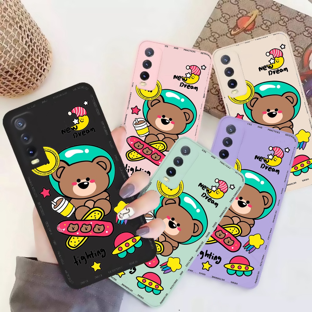 SOFTCASE MACARON NEW DREAM BEAR SAMSUNG A02 / A02s / A03 / A10s / A11 / M11 / A13