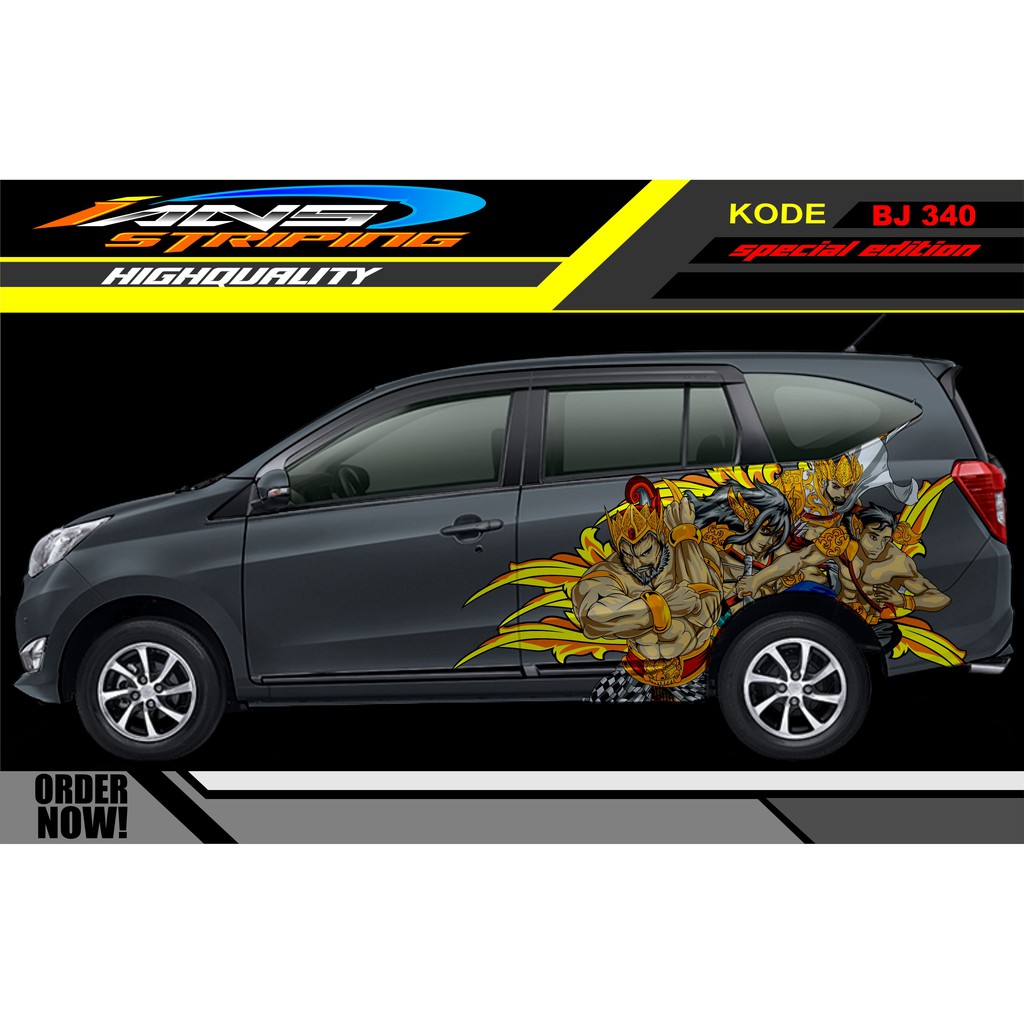 STICKER MOBIL CALYA , SIGRA / DECAL STICKER SIGRA / STIKER MOBIL