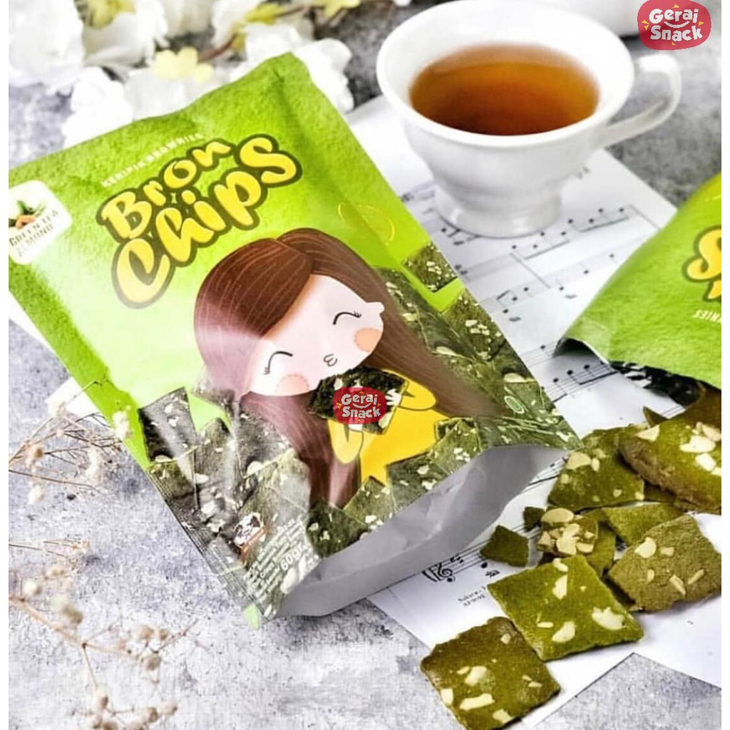 Bron Chips Keripik Brownies Kering Aneka Rasa Best Seller 60g