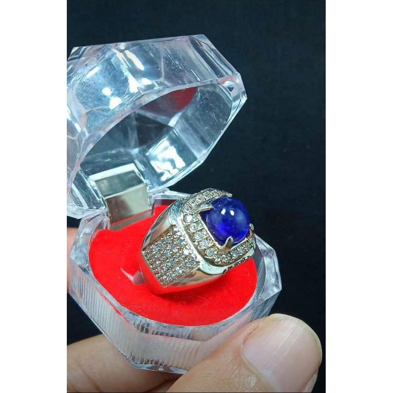 batu blue Safir asli natural