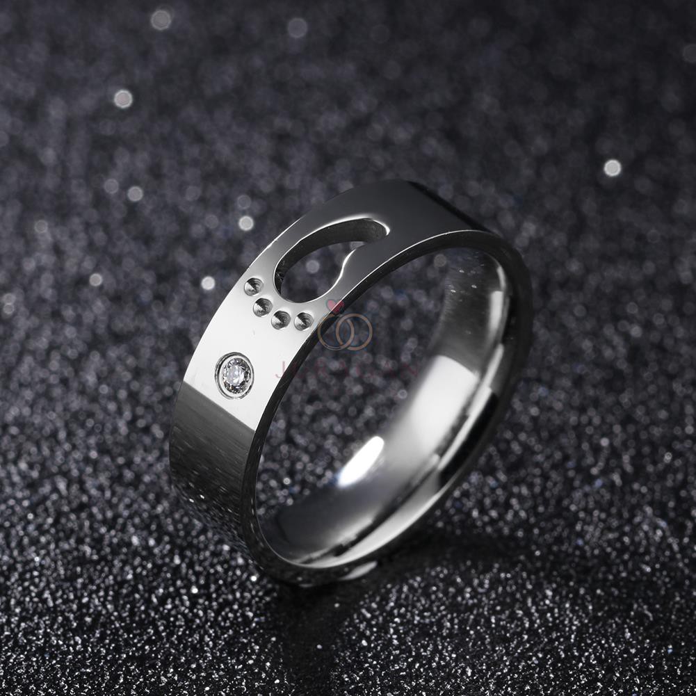 [HIGH QUALITY] Cincin Couple BUCIN R60 Titanium Ukir Nama + Box Cincin Beludru + BONUS Gelang Couple