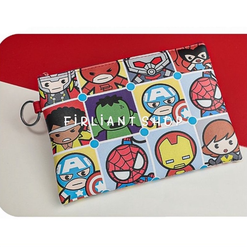 Miniso X Marvel Pencil Pouch Tempat Pensil Kotak Pensil