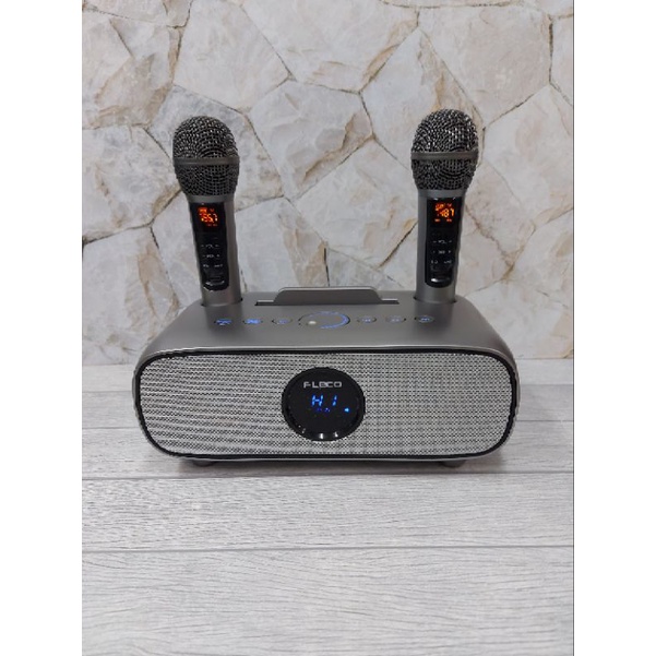 Speaker Bluetooth Portabel Free 2 Mic Wearless Sterero Fleco F 316