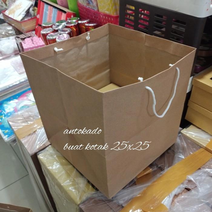 

Goodiebag Paperbag Coklat 27X27X28(12Pcs)
