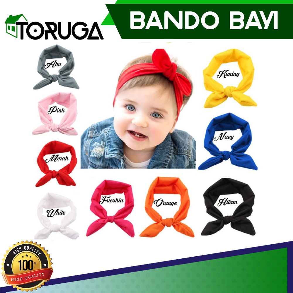 Bando Bayi Headband Bandana Anak Bando Anak Model Pita Bandana Bayi