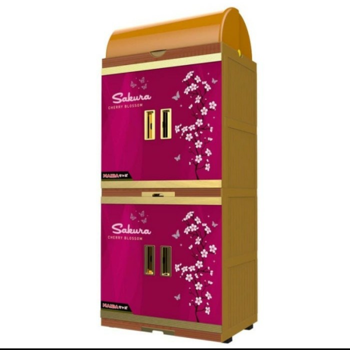 lemari plastik untuk piring / rak piring plastik