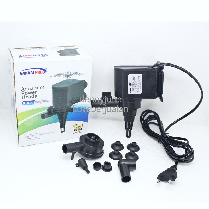 Sakkai Pro SP-2500 Pompa Aquarium Kolam Power Head 1600lt