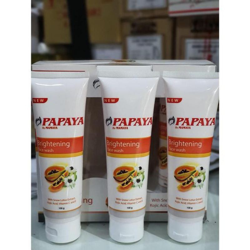 ⭐BAGUS⭐ PAPAYA BY MAMAYA FACE WASH / PAPAYA BRIGHTENING &amp; ANTI ACNE FACE WASH