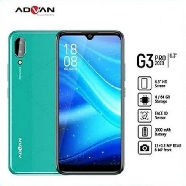Advan G3 PRO 2020 - Ram 4GB Rom 64GB - Second Like New - Garansi Resmi