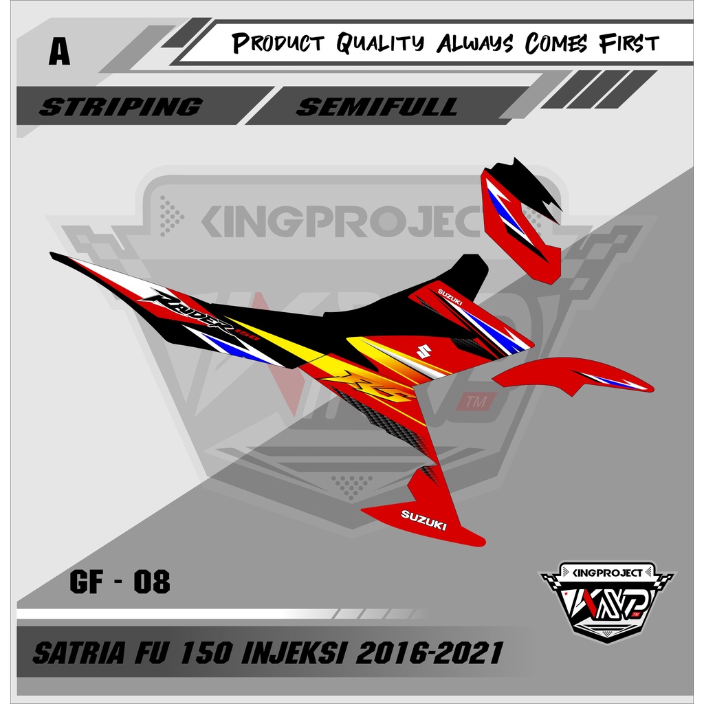 STRIPING SATRIA FU INJEKSI - FU FI VARIASI RS150